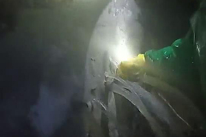 淮安消防水池堵漏现场
